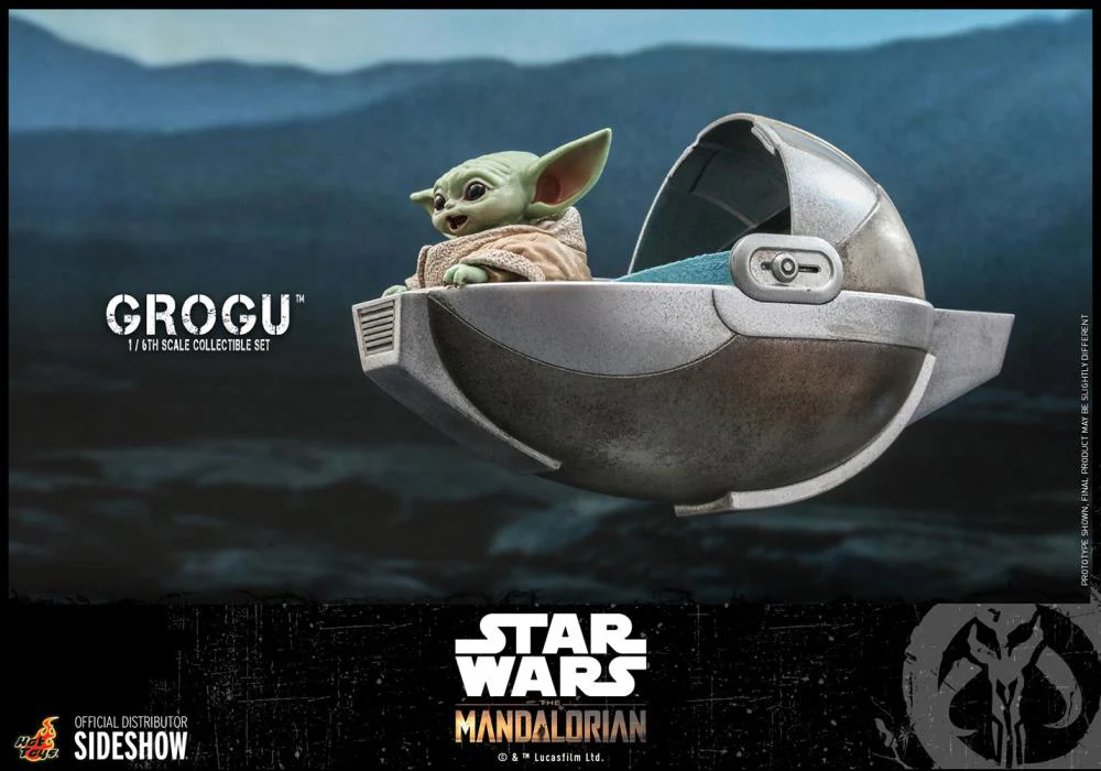 The Mandalorian TMS043 Grogu 1/6th Scale Collectible Figure Set - Image 7