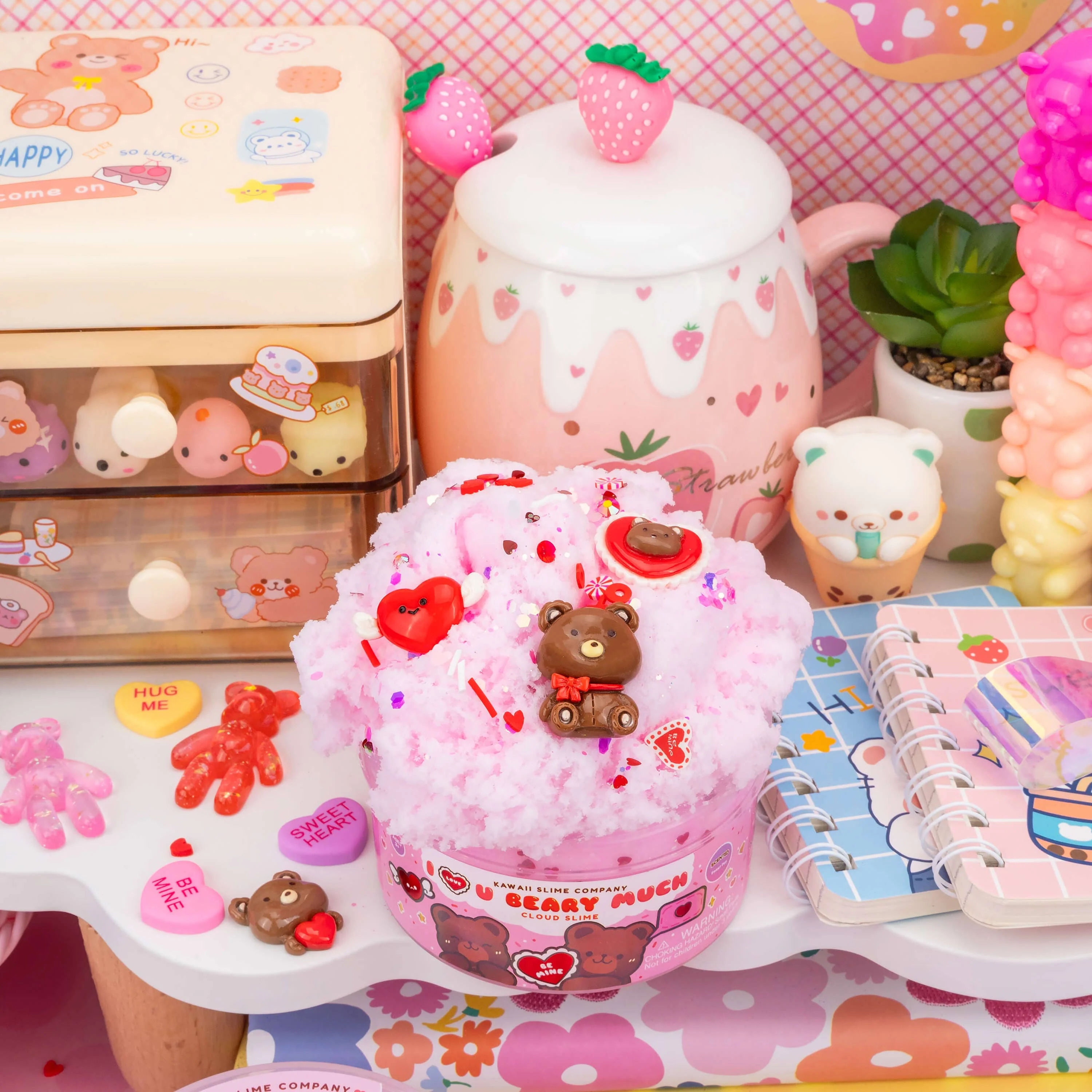 I Love You Beary Much Cloud Signature Dome™ Slime - Image 5