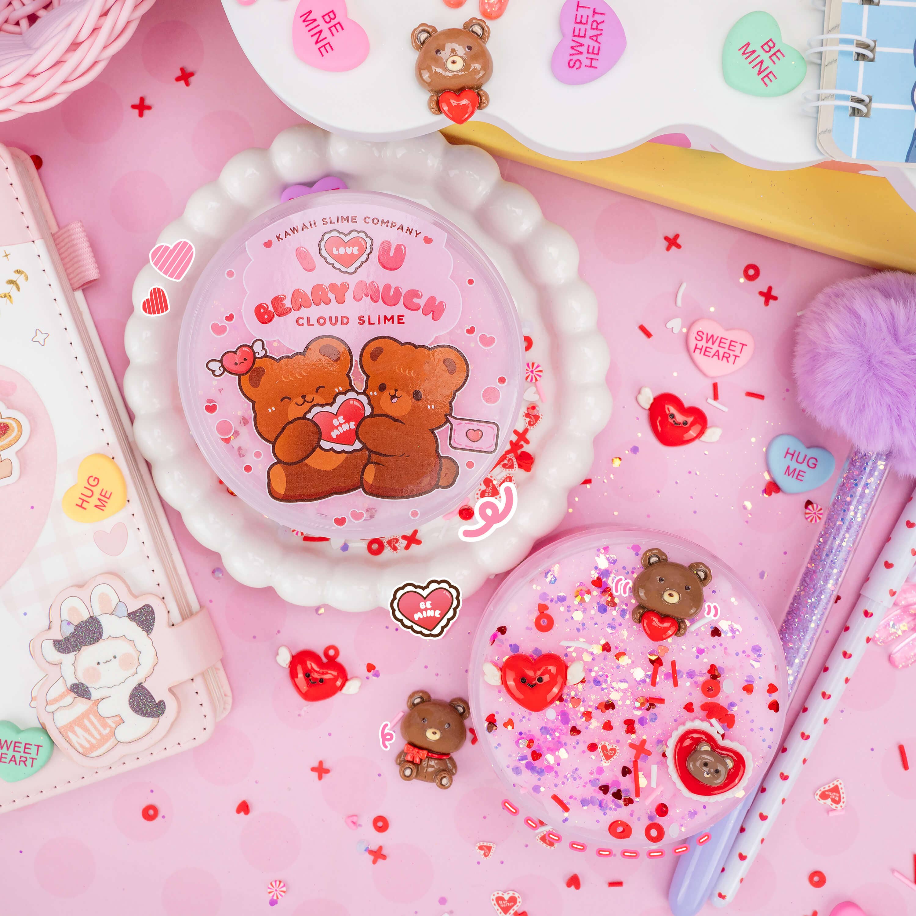 I Love You Beary Much Cloud Signature Dome™ Slime - Image 6