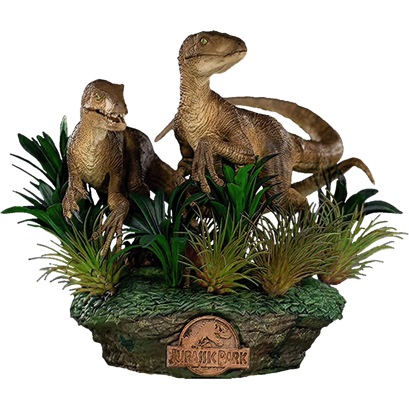 Jurassic Park Just The Two Raptors 1/10 Deluxe Art Scale Limited Edition Statue