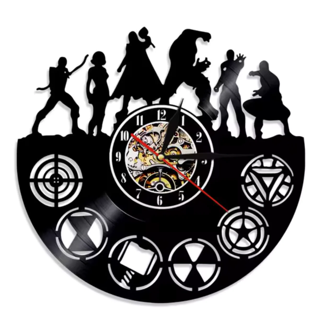 Marvel Record Wall Clock