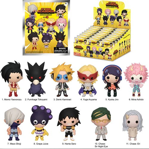 My Hero Academia Series 5 Figural Bag Clip Display Case - Image 2