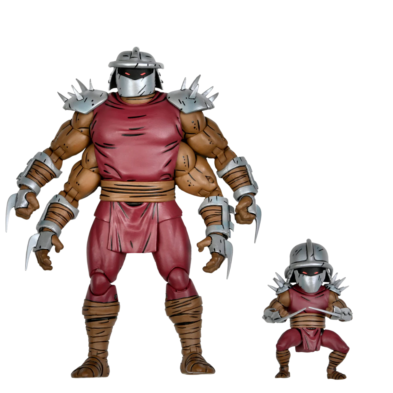 Teenage Mutant Ninja Turtles (Mirage Comics) 7” Scale Action Figure – Deluxe Shredder Clone & Mini Shredder