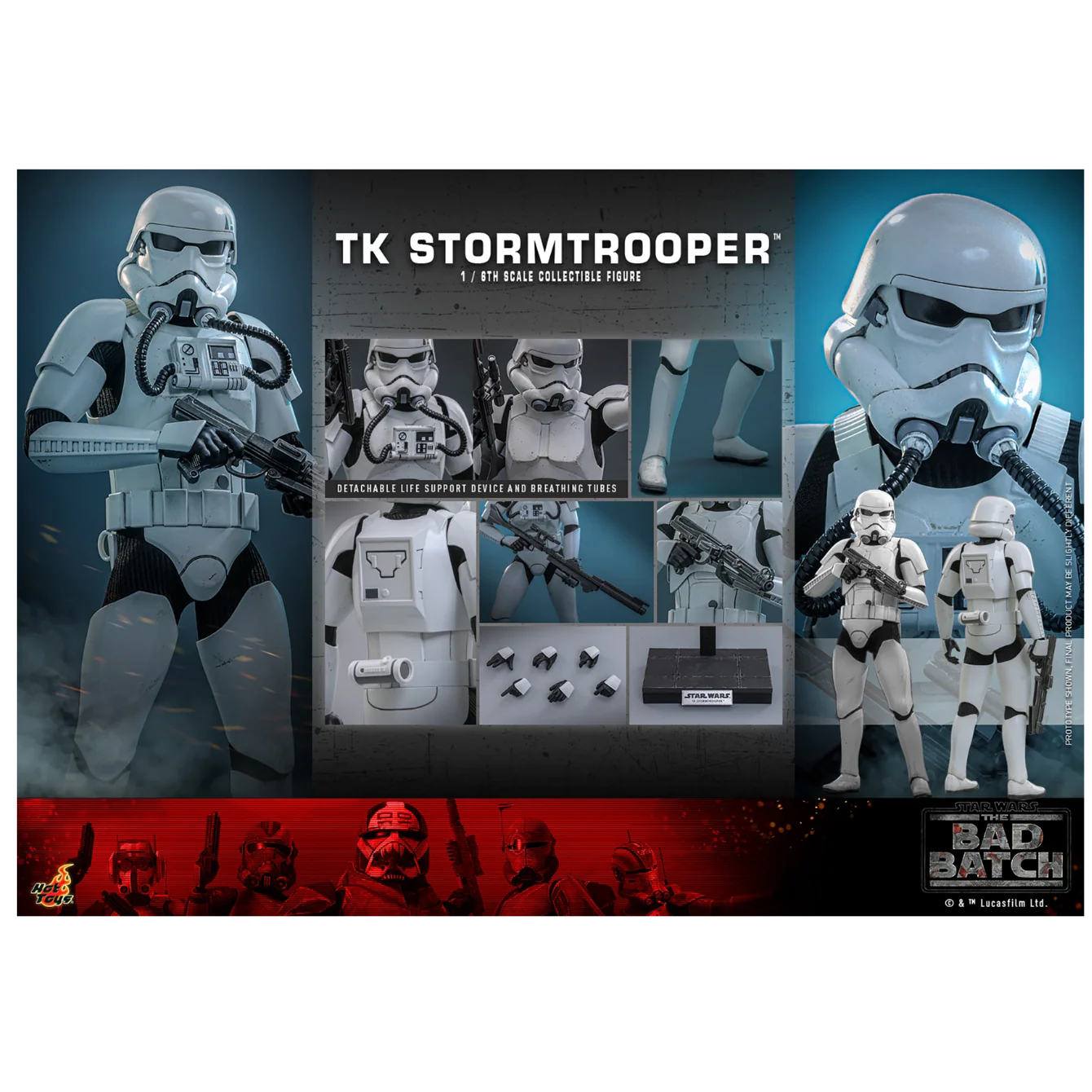 PRE-ORDER TK Stormtrooper™ Sixth Scale Figure by Hot Toys - Image 2