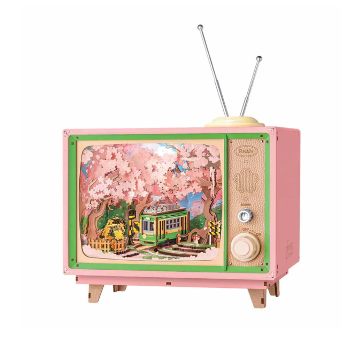 Rolife Sakura Dreamy Tour DIY Music Box 3D Wooden Puzzle AMT02