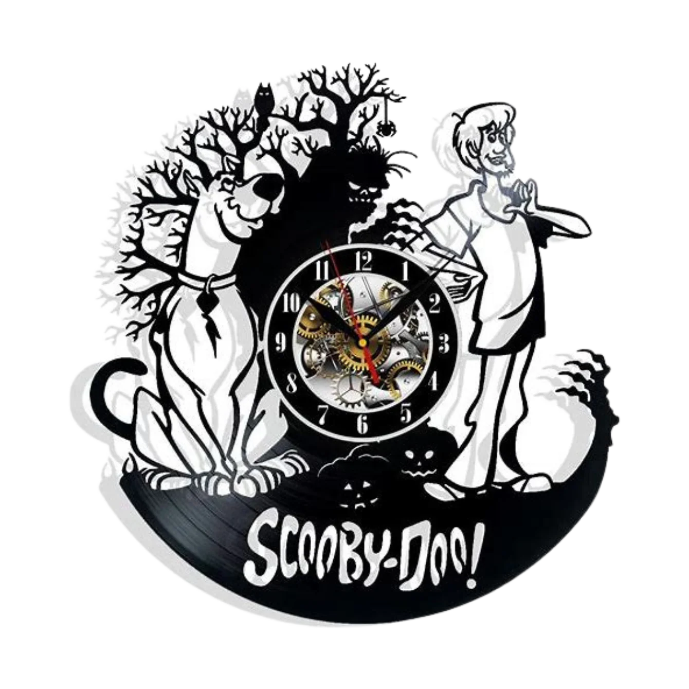 Scooby-Doo Vinyl Wall Clock