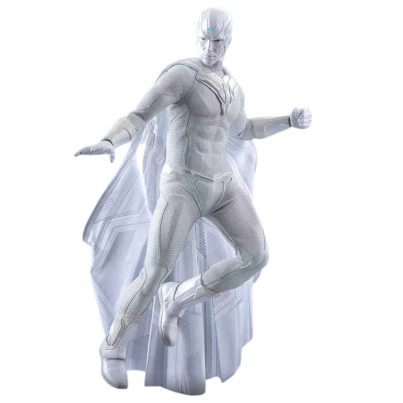 The Vision Sixth Scale Figure by Hot Toys White Edition.