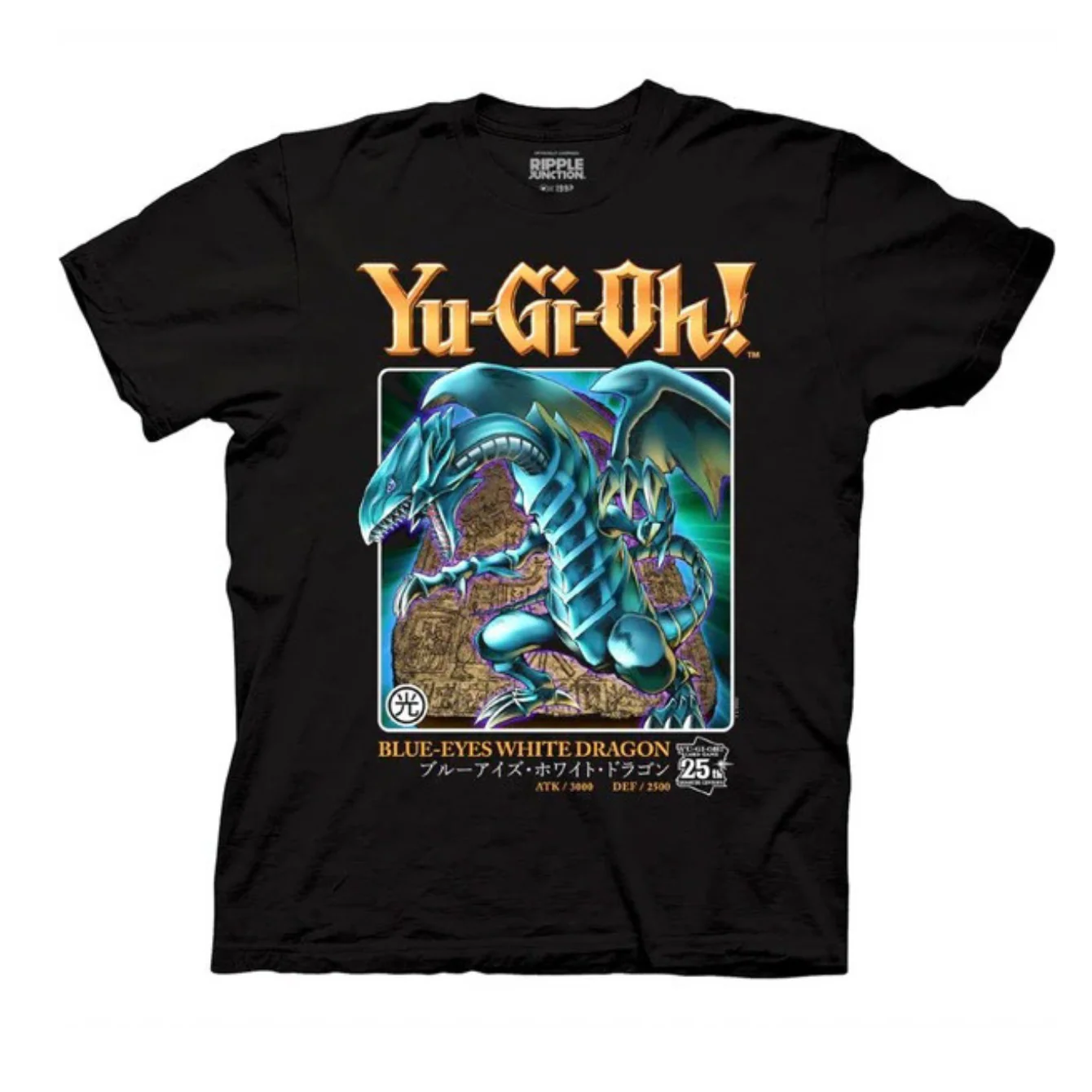 Yu-Gi-Oh! Duel Monsters Blue Eyes White Dragon 25th Anniversary T-Shirts